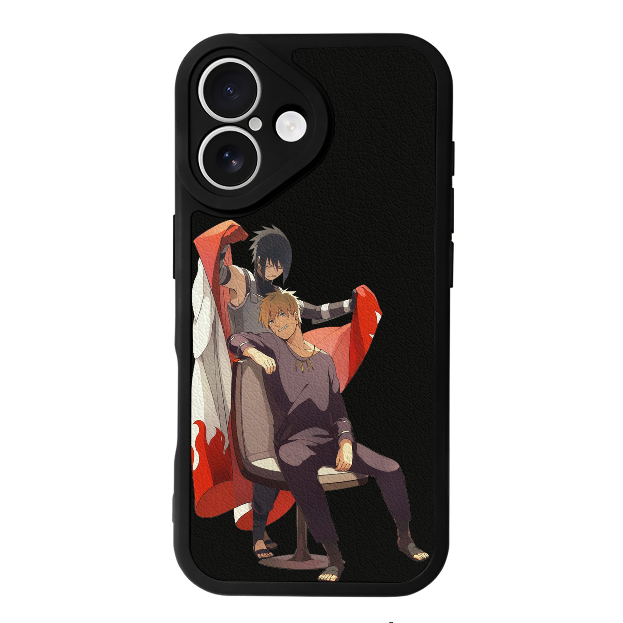（画像用） NARUTO -ナルト- うずまき ナルト Uzumaki Naruto 【iPhone 16シリーズ対応】シリコンスマホケース（レザー調） 材質：シリコン